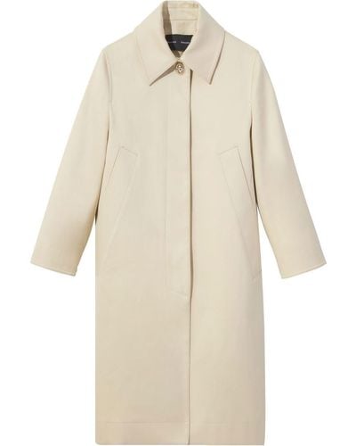 Proenza Schouler Single-breasted Cotton Coat - Natural