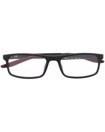 Nike Rectangular-frame Eyeglasses - Brown