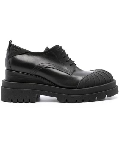 Premiata Chaussures en cuir à fini poli 70 mm - Noir