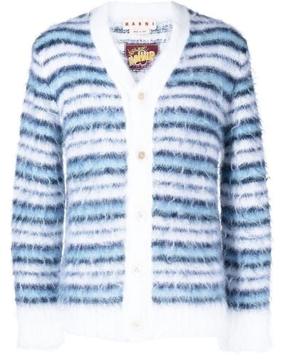 Marni Sweaters Cream - Blue