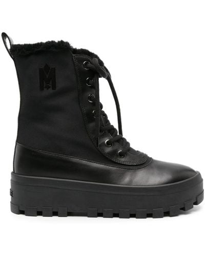 Mackage Hero-w Shearling-lined Ankle Boots - Black