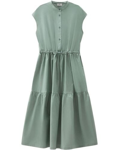 Woolrich Stufiges Kleid - Grün