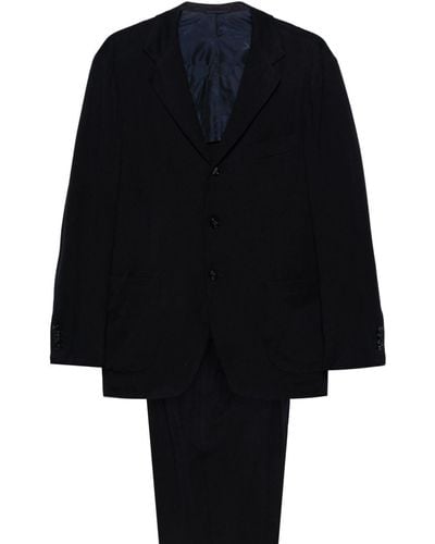 Kiton Einreihiger Anzug aus Jersey - Schwarz