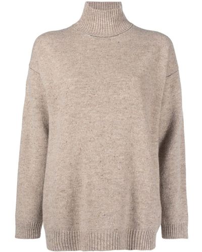 Woolrich Turtleneck Knit Sweater - Brown