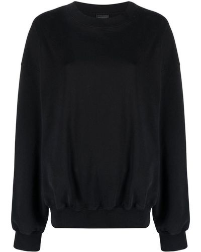 Balenciaga Logo-print Sweatshirt - Black