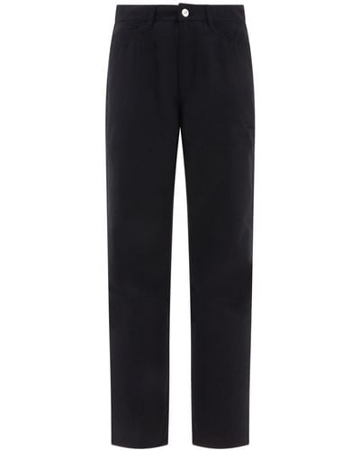 Our Legacy High-rise Straight-leg Trousers - Blue