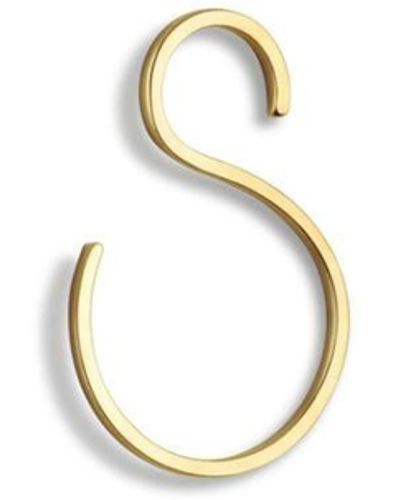 Shihara 18kt Yellow Gold S 01 Earring - Metallic