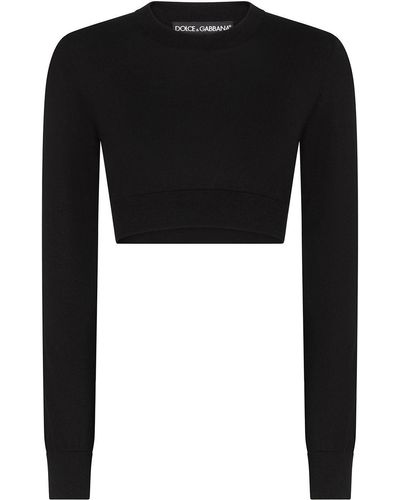 Dolce & Gabbana Jersey corto de punto - Negro