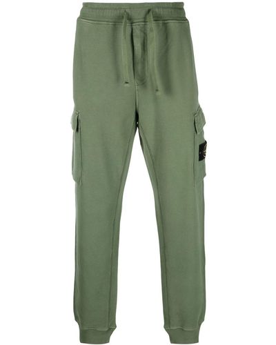 Stone Island Compass-badge Track Trousers - Green
