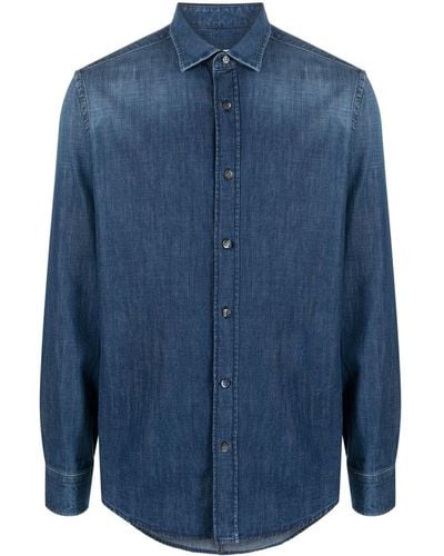 Jacob Cohen Chemise en jean à manches longues - Bleu