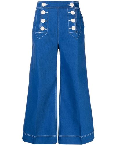 Zimmermann High Tide Sailor Jeans - Blue
