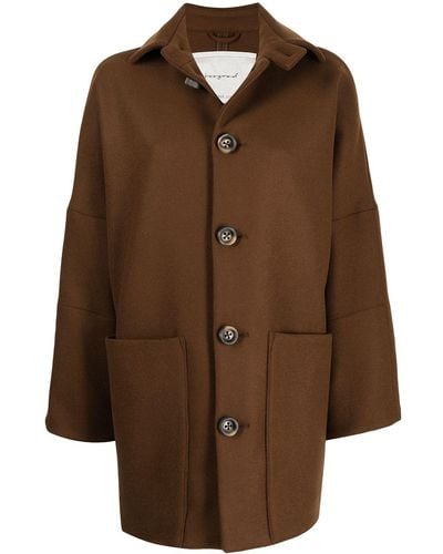 Toogood Wide Style Buttoned Jacket - Brown
