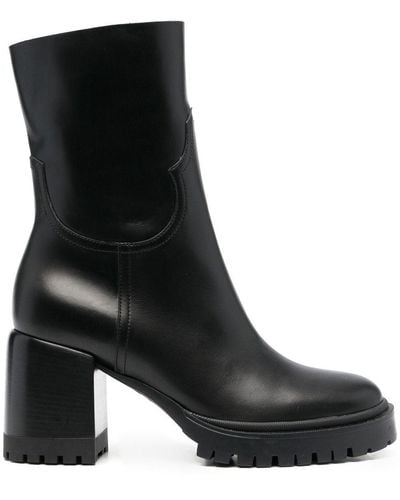 Casadei 80mm Heeled Ankle Boots - Black