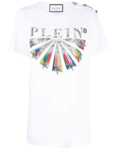 Philipp Plein Logo-print Short-sleeve T-shirt - White