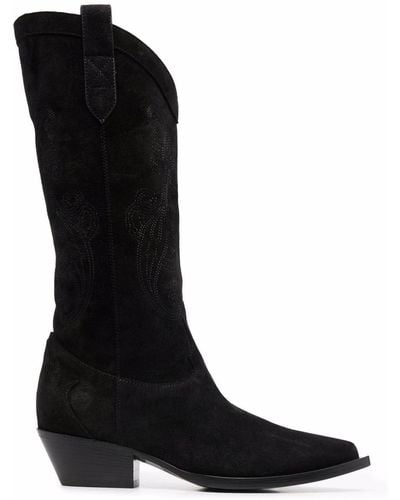 Etro Knee-high Leather Boots - Black