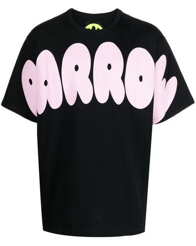 Barrow T-shirt en coton à logo imprimé - Noir