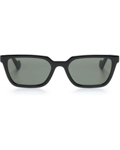 Gucci Rectangle-frame Sunglasses - Gray