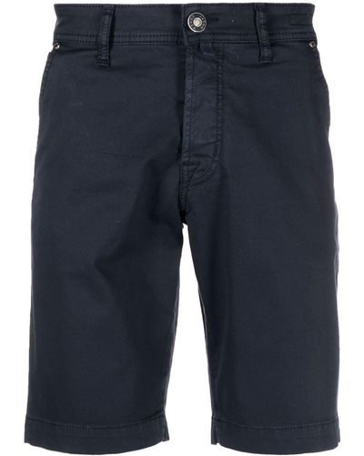 Jacob Cohen Mid-rise Slim-fit Shorts - Blue