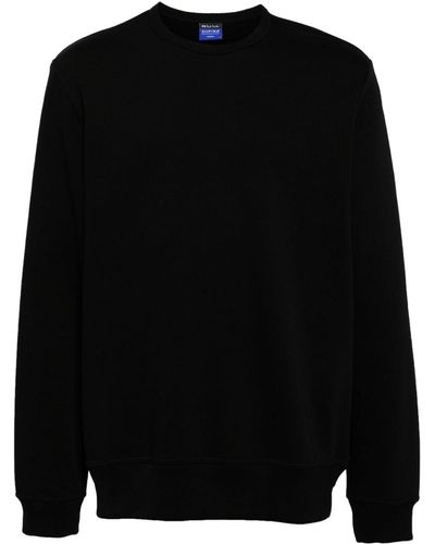 PS by Paul Smith Organic Cotton Crew-neck Sweatshirt - Black