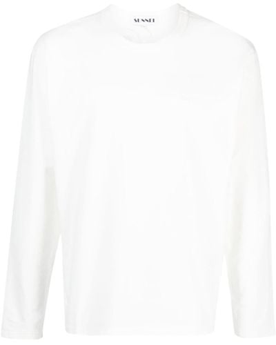 Sunnei T-shirt en coton à imprimé graphique - Blanc