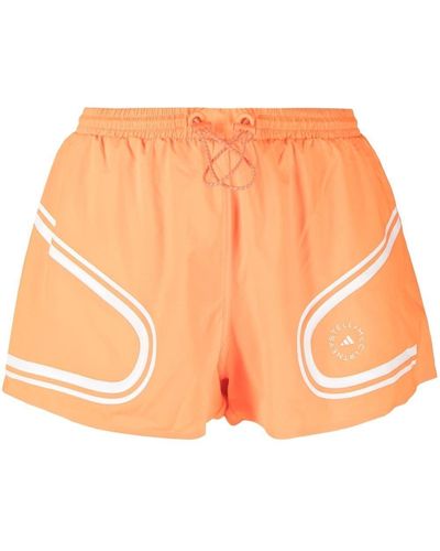 adidas By Stella McCartney Shorts sportivi con stampa - Arancione