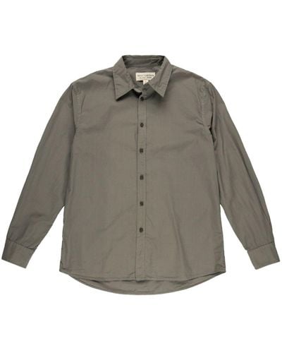 Nili Lotan Raphael Cotton Shirt - Grey