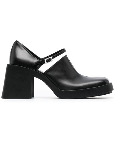 Justine Clenquet Zapatos Mary Jane Kim con tacón de 80mm - Negro