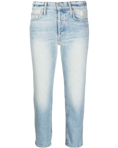 Mother The Tomcat High-rise Jeans - Blue