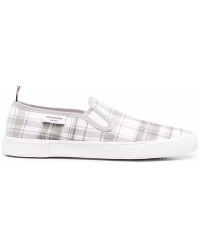 Thom Browne Heritage Slip-on Sneakers - Grey
