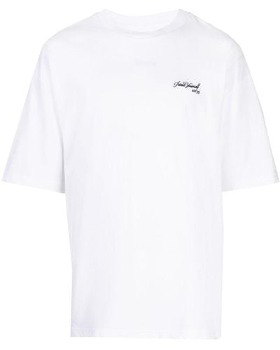 Izzue T-Shirt mit grafischem Print - Weiß