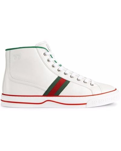 Gucci Tennis 1977 Leather High-top Trainer - Multicolour
