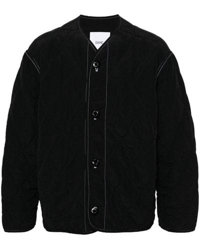 OAMC Single-breasted Quilted Jacket - Black