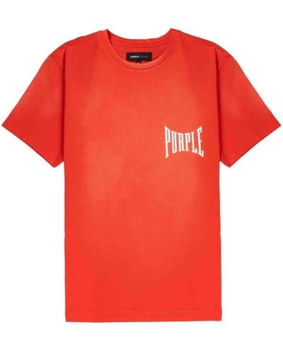 Purple Brand Free Your Mind Cotton T-shirt - Red