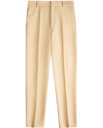 Tod's Pleat-detail Tailored Pants - Natural