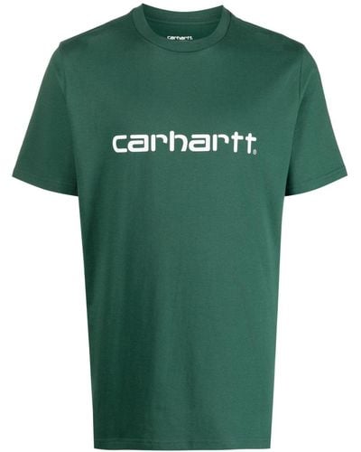 Carhartt T-shirt à logo imprimé - Vert