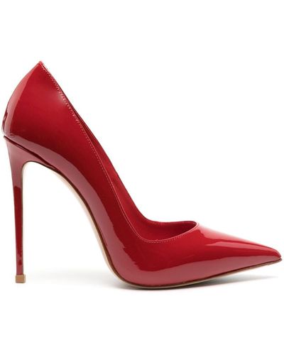 Le Silla Eva 120mm Leather Court Shoes - Red