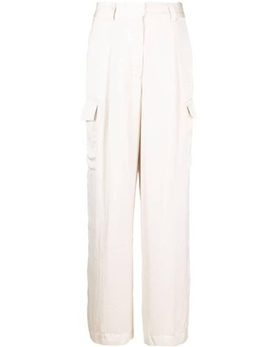 Ba&sh Pantalon Cary à coupe droite - Blanc