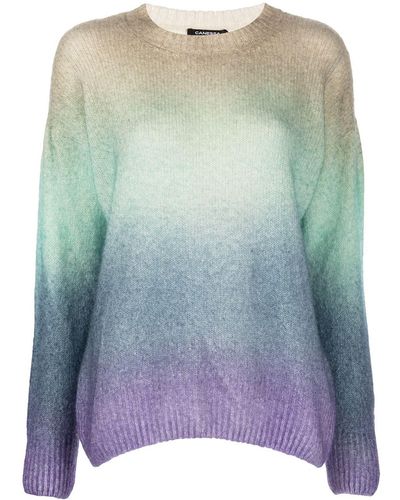 Canessa Clelia Ombré Effect Cashmere Sweater - Green