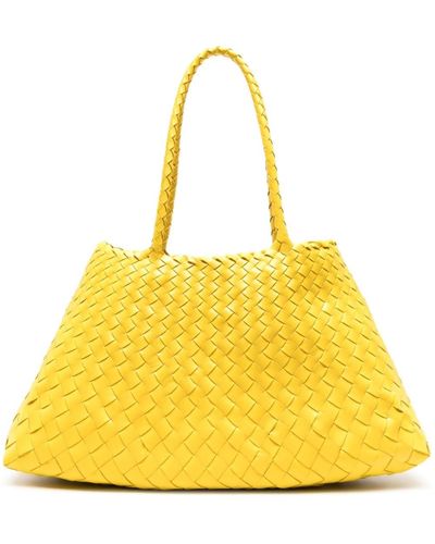 Dragon Diffusion Large Santa Croce Tote Bag - Yellow