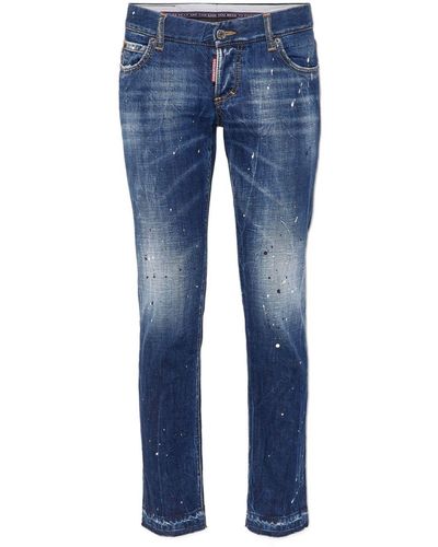 DSquared² High-rise skinny jeans - Blau