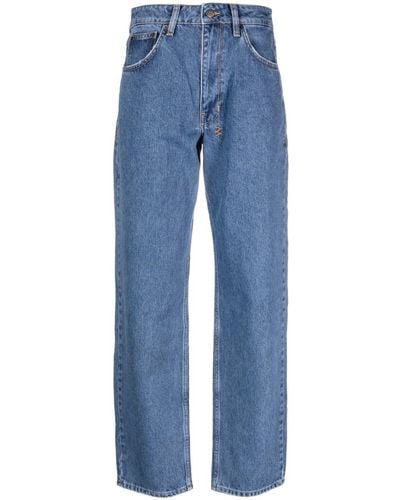 Ksubi Brooklyn Heritage Mid Waist Straight Jeans - Blauw