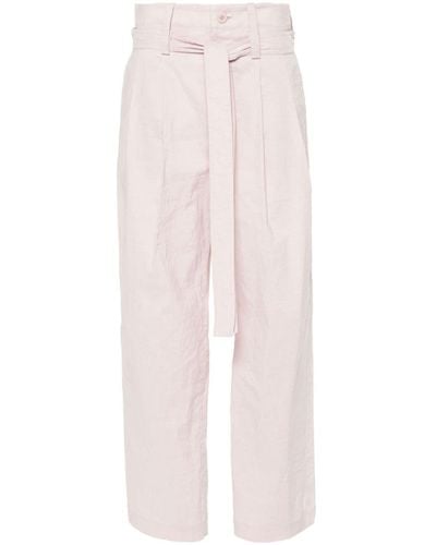Issey Miyake Shaped Membrane High-waist Trousers - Pink
