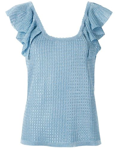 Olympiah Sable Knitted Tank Top - Blue