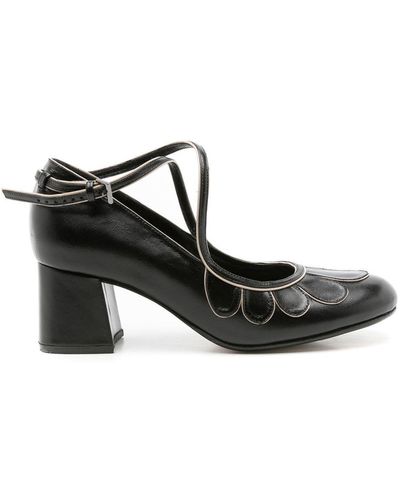 Sarah Chofakian Pumps Belis 50mm con fibbia - Nero