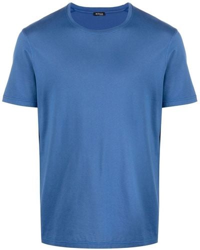 Kiton ラウンドネック Tシャツ - ブルー