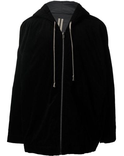 Rick Owens Giacca con coulisse - Nero