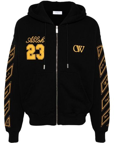 Off-White c/o Virgil Abloh Off- / Skate Hoodie With Logo 23 - Black