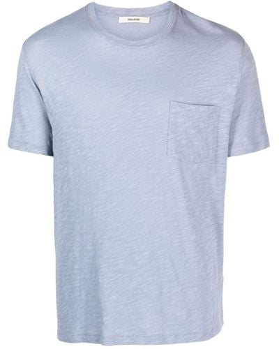 Zadig & Voltaire T-shirt Met Korte Mouwen - Blauw