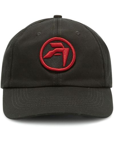 Ambush Amblem-embroidery Cotton Baseball Cap - Black