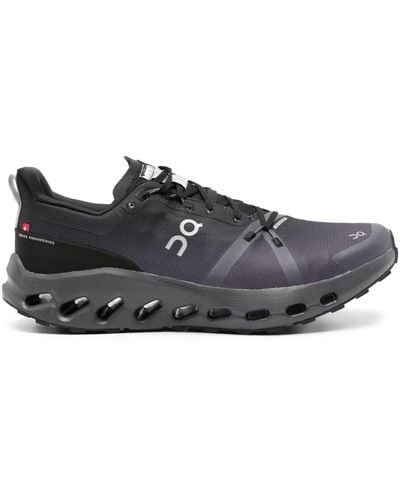On Shoes Cloudsurfer Trail Waterproof Sneakers - Black